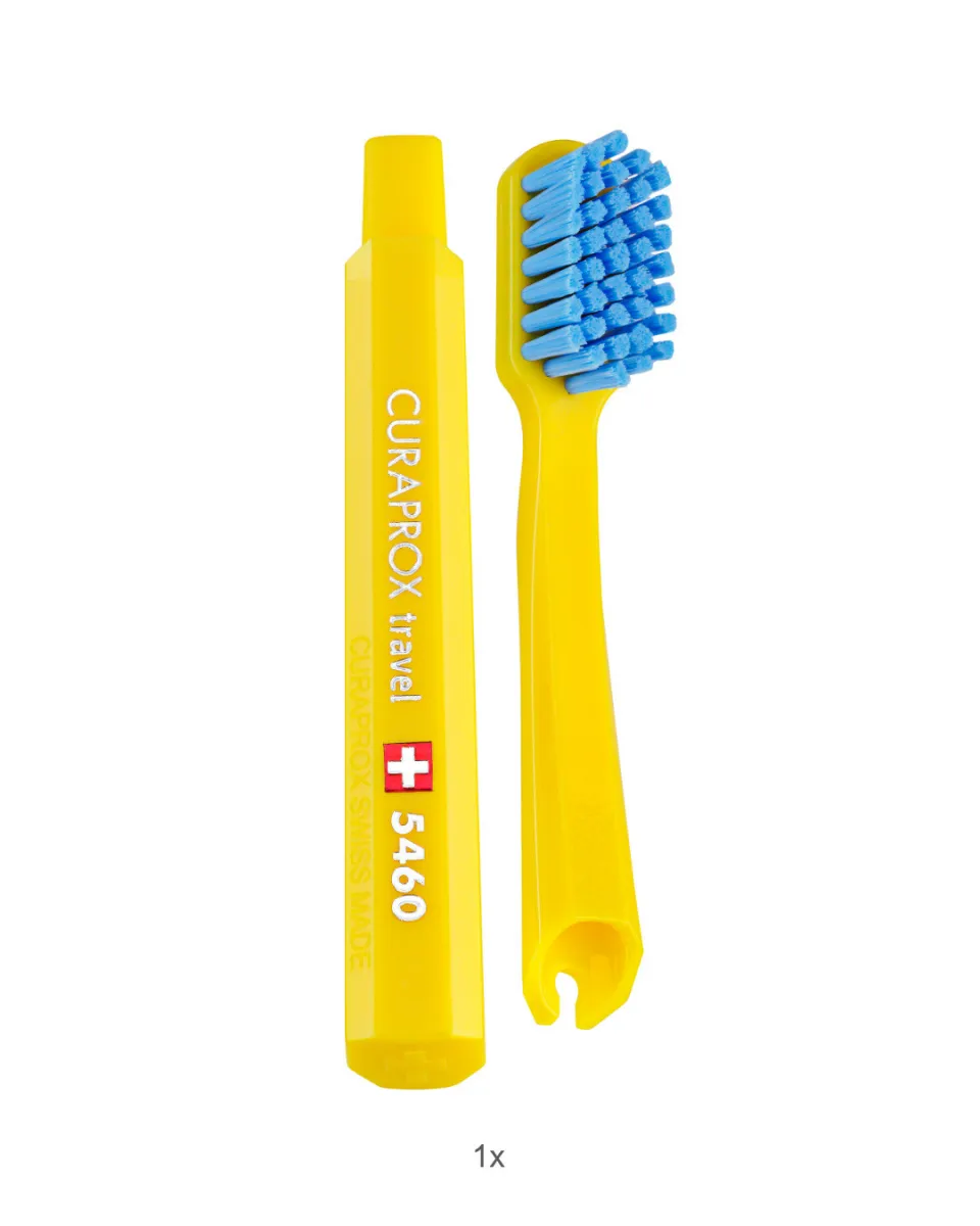 Pink Travel Toothbrush Set