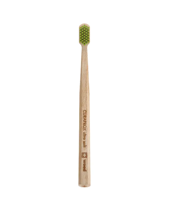 The first Curaprox wooden toothbrush