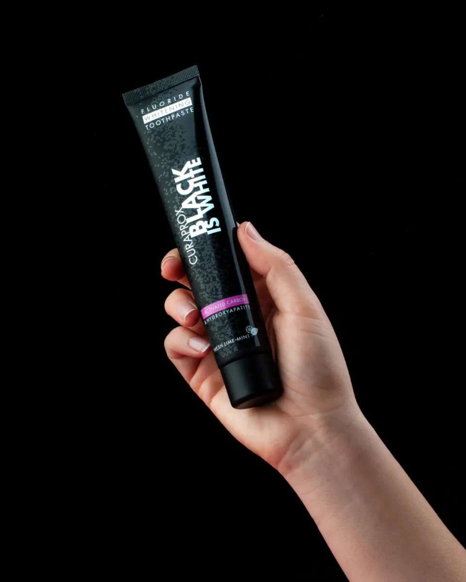 Black is white Charcoal Toothpaste