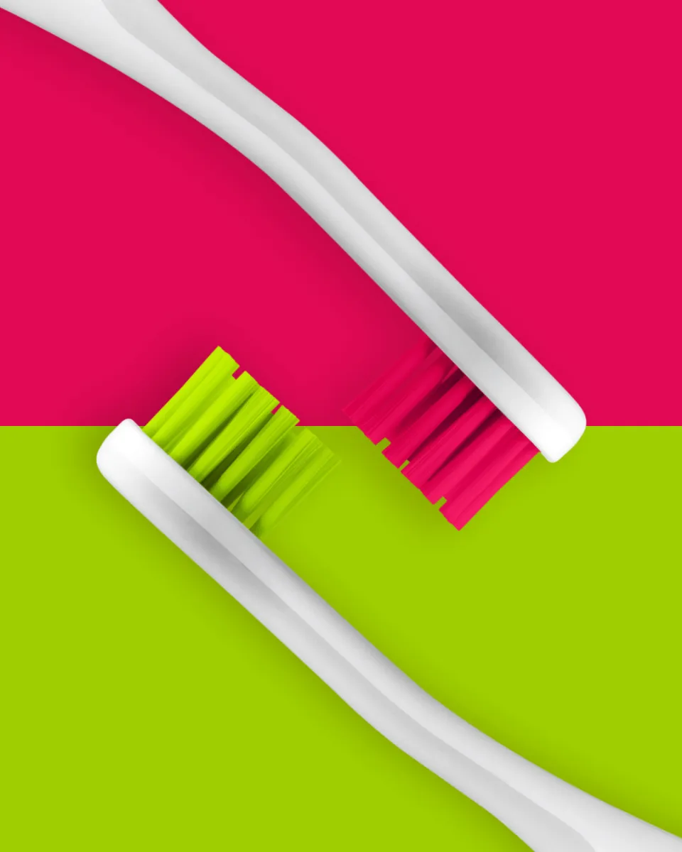 Curaprox Hydrosonic Brush Heads in Vibrant Rainbow Colours – Superior Clean, Gentle Care, Enjoyable Routine.