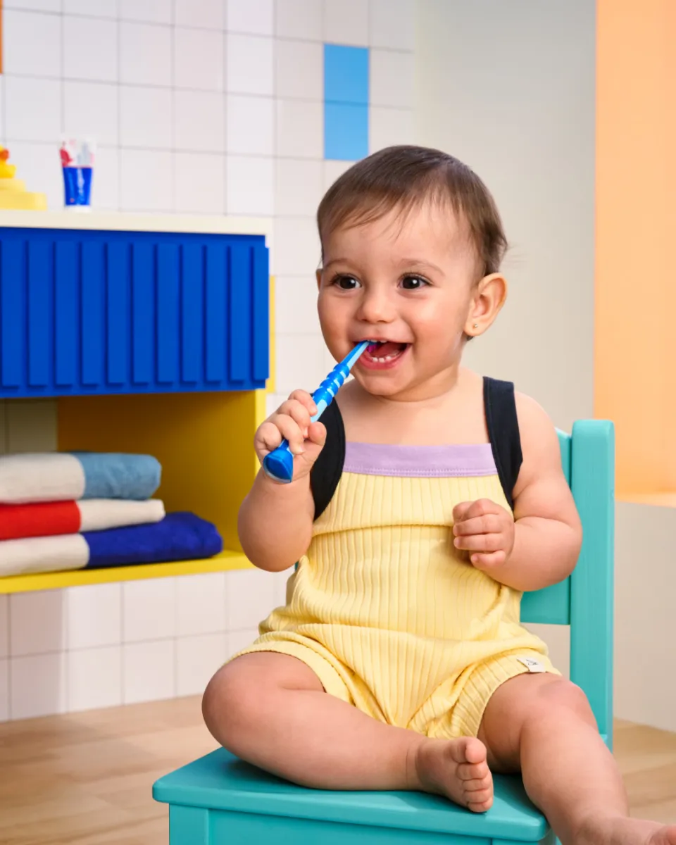 For baby's first dental cleaning experience For baby's first dental cleaning experience