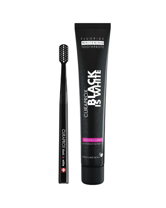 Black is white Toothbrush Set 90ml