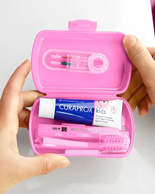 Travel set for kids – oral health to go