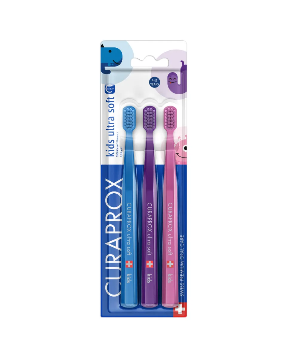 Curaprox kids toothbrush 3-pack