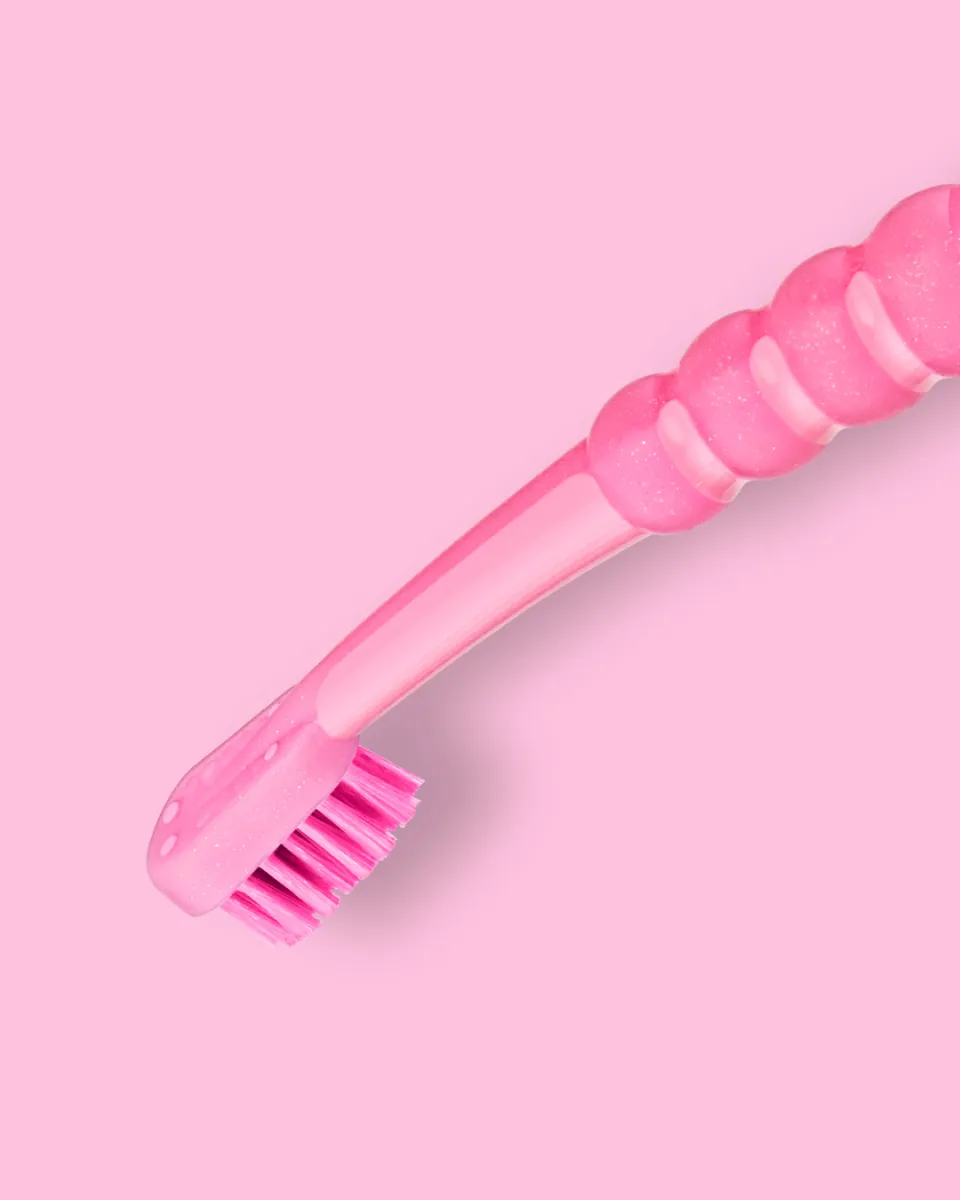 For baby's first dental cleaning experience