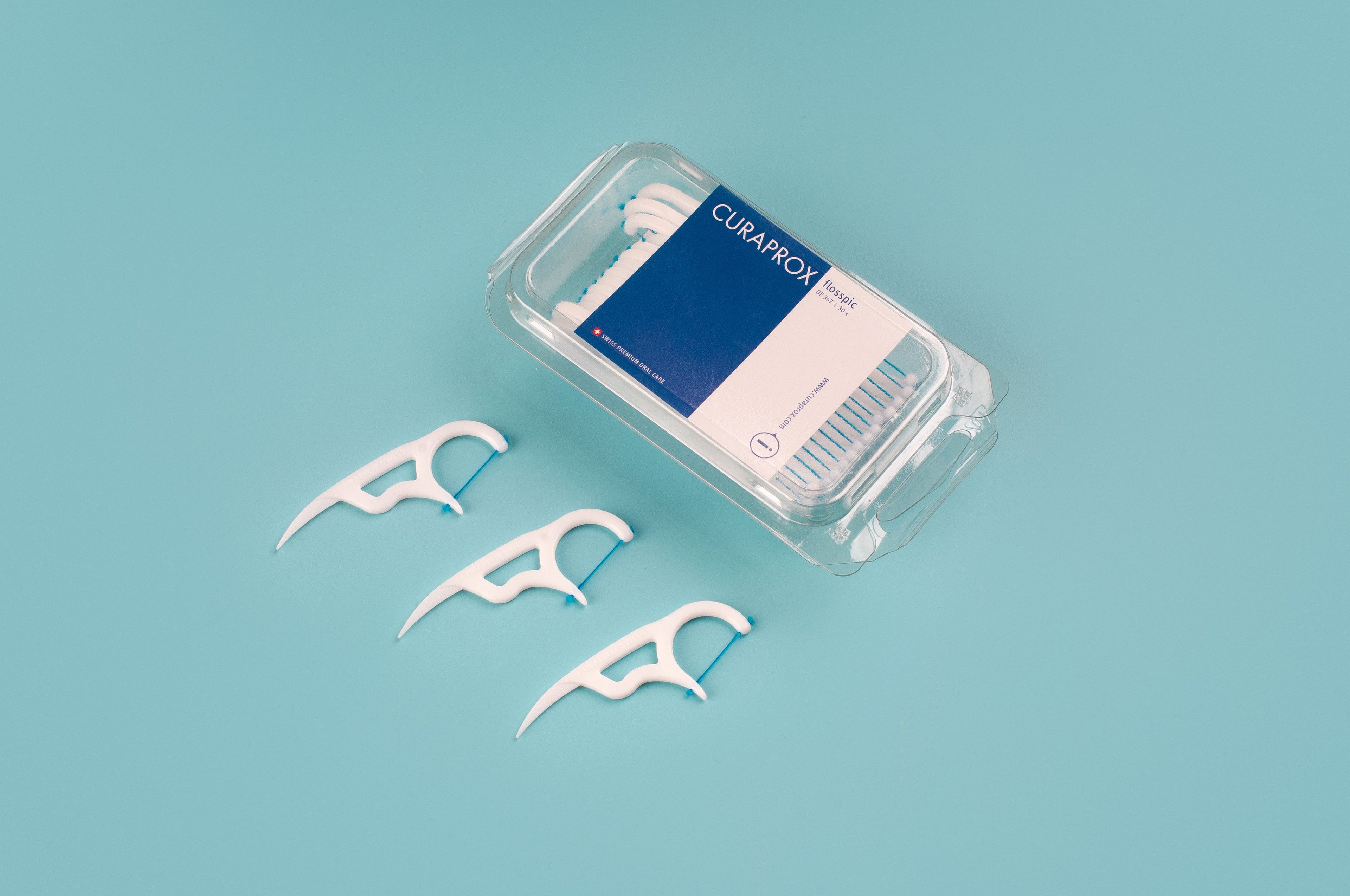 Editorial_Others_Curaprox Toothpick with dental floss Flosspick, 30 pcs_73396603_002