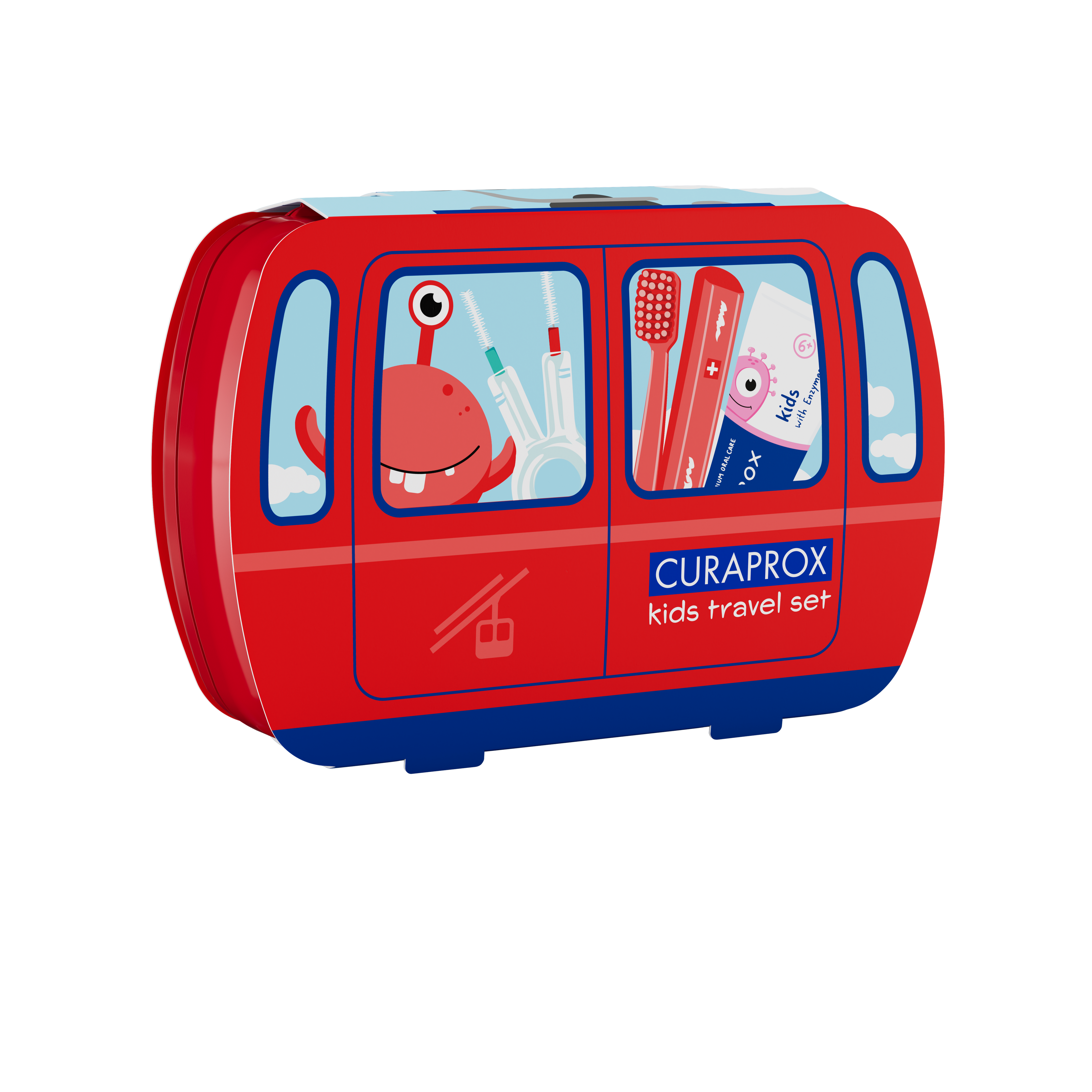 73360804_Packshot_Travel set_Kids Travel Set_Gondola_Red