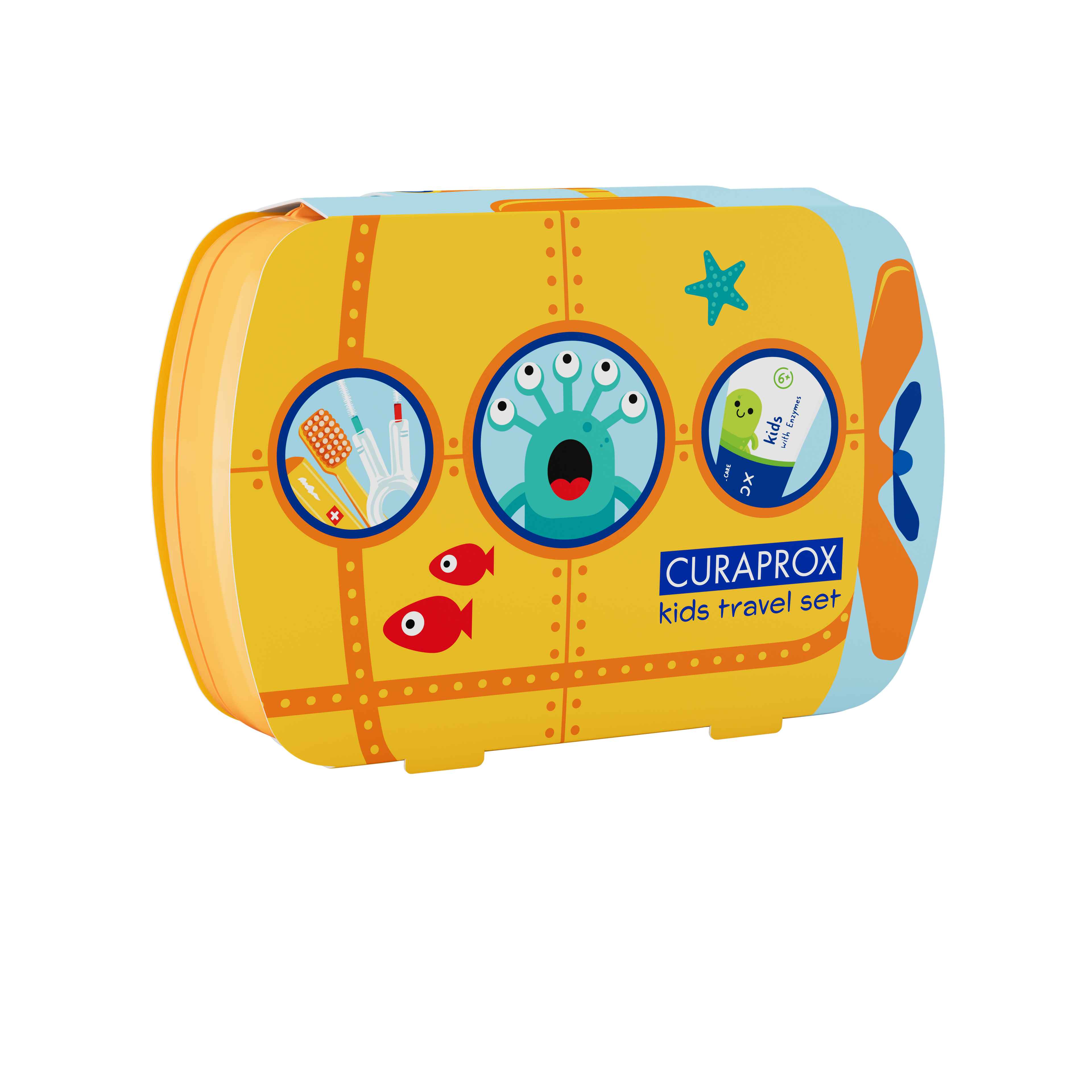 73360801_Packshot_Travel set_Kids Travel Set_Submarine_Orange