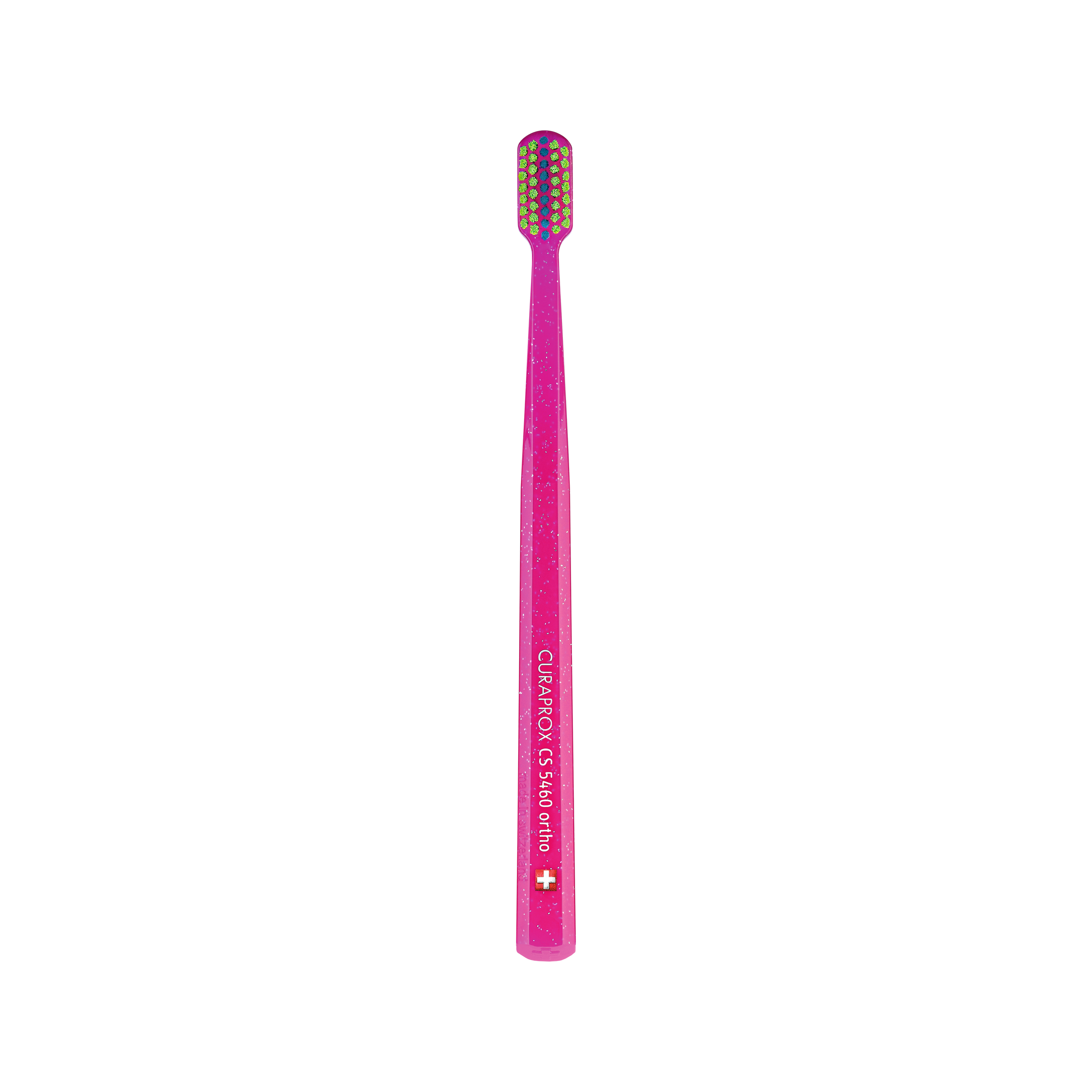 Productshot_Toothbrush_CS_Ortho_Pink_Green_Front