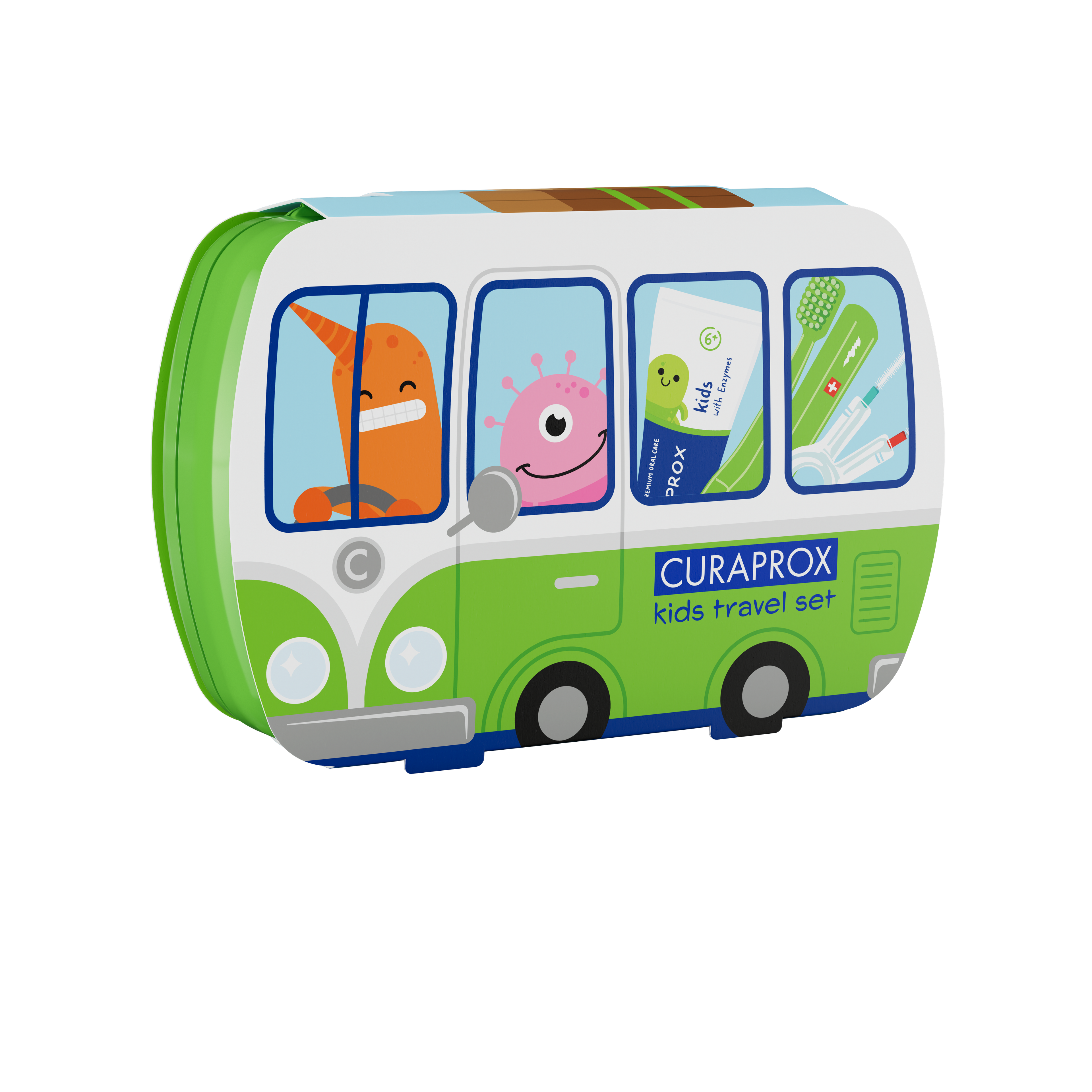 73360805_Packshot_Travel set_Kids Travel Set_Bus_Green