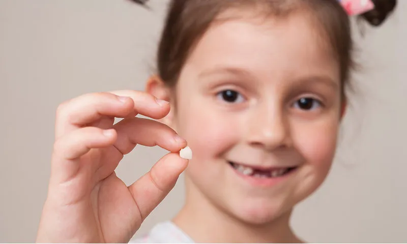 Change of teeth in children